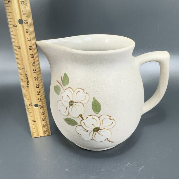 Vintage Pigeon Forge Pottery Signed Jenn Carafe Jug Pitcher Stoneware Pottery - Picture 3 of 13